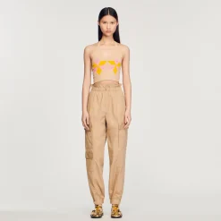 Discount Cropped Crochet Top Women Sweaters & Cardigans