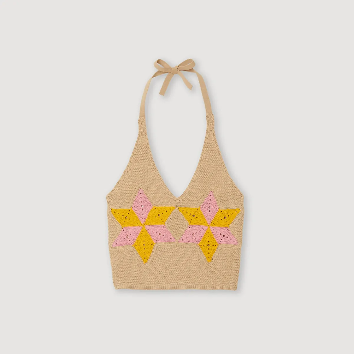 Discount Cropped Crochet Top Women Sweaters & Cardigans
