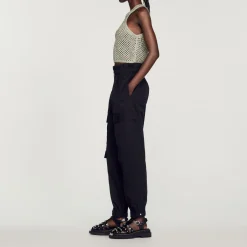 Flash Sale Cropped Crochet Top Women Sweaters & Cardigans