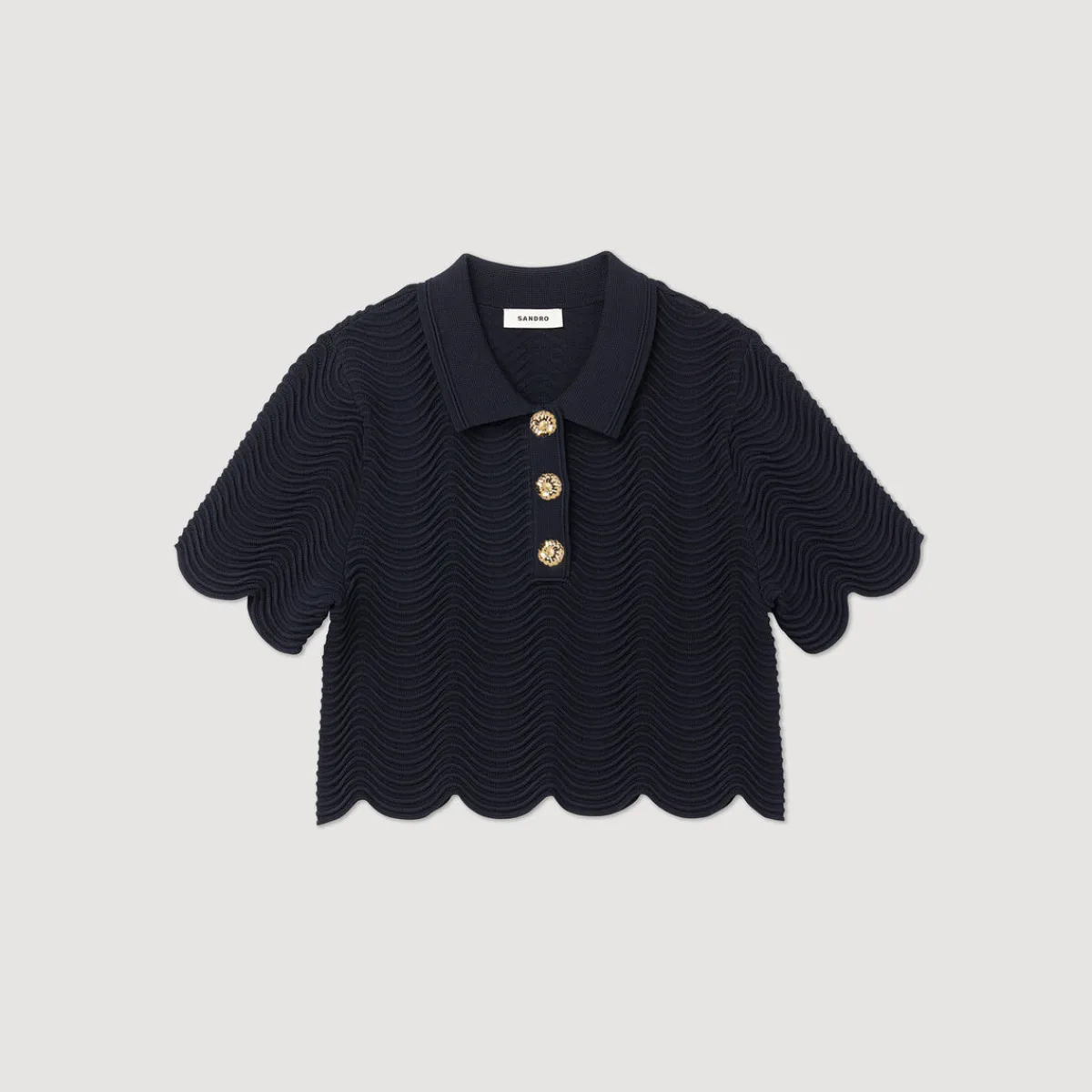Store Cropped Knit Sweater Women Matching Sets