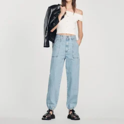 Outlet Cropped Knit Top Women Sweaters & Cardigans