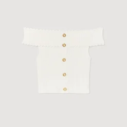 Outlet Cropped Knit Top Women Sweaters & Cardigans