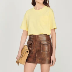Cheap Cropped Loose T-Shirt Women T-Shirts