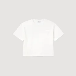 Clearance Cropped Loose T-Shirt Women T-Shirts