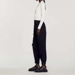 Sale Cropped Ribbed Cardigan Women Sweaters & Cardigans
