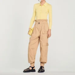 Hot Cropped Ribbed Cardigan Women Sweaters & Cardigans