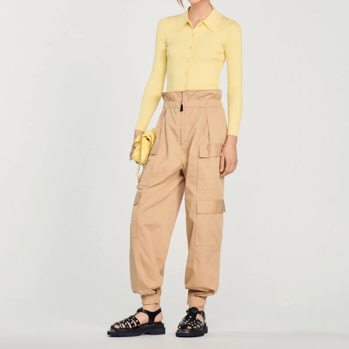 Hot Cropped Ribbed Cardigan Women Sweaters & Cardigans