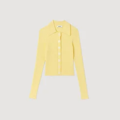 Hot Cropped Ribbed Cardigan Women Sweaters & Cardigans