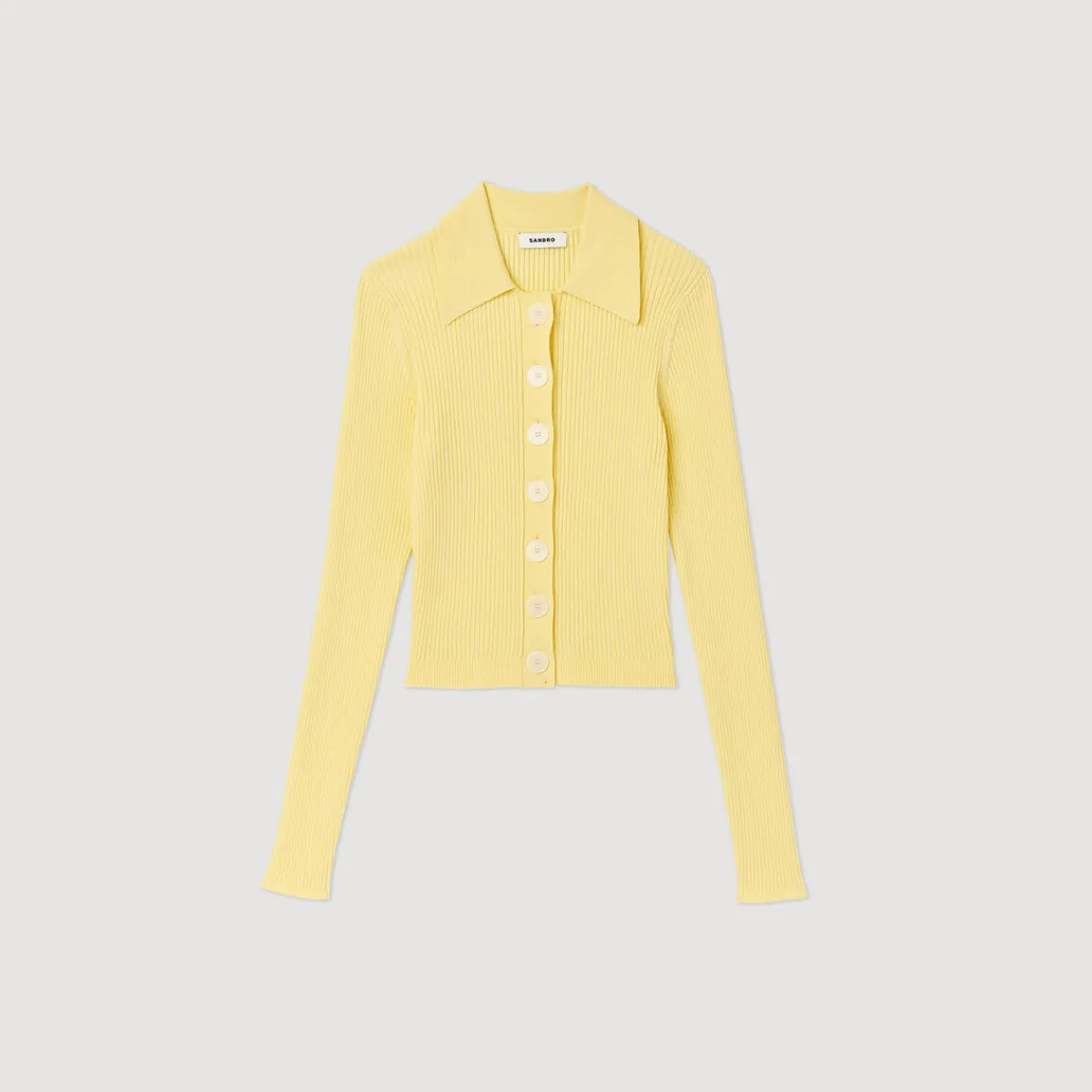 Hot Cropped Ribbed Cardigan Women Sweaters & Cardigans