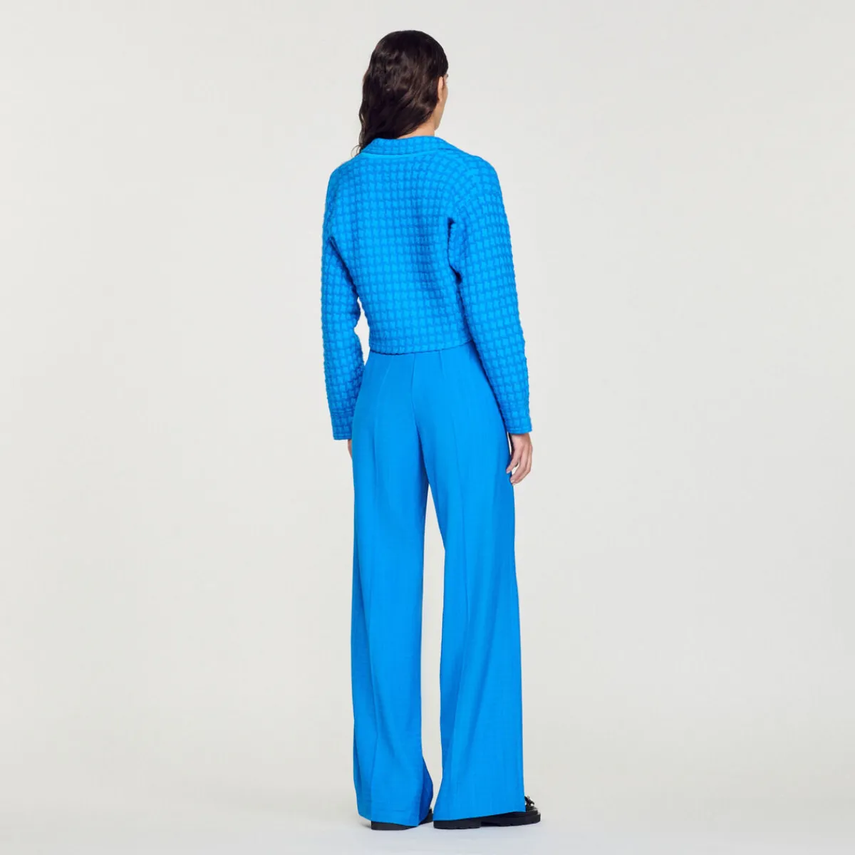 Shop Cropped Tweed Coatigan Women Matching Sets