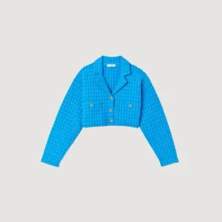 Shop Cropped Tweed Coatigan Women Matching Sets
