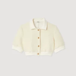 Clearance Cropped Tweed Jacket Women Jackets & Blazers