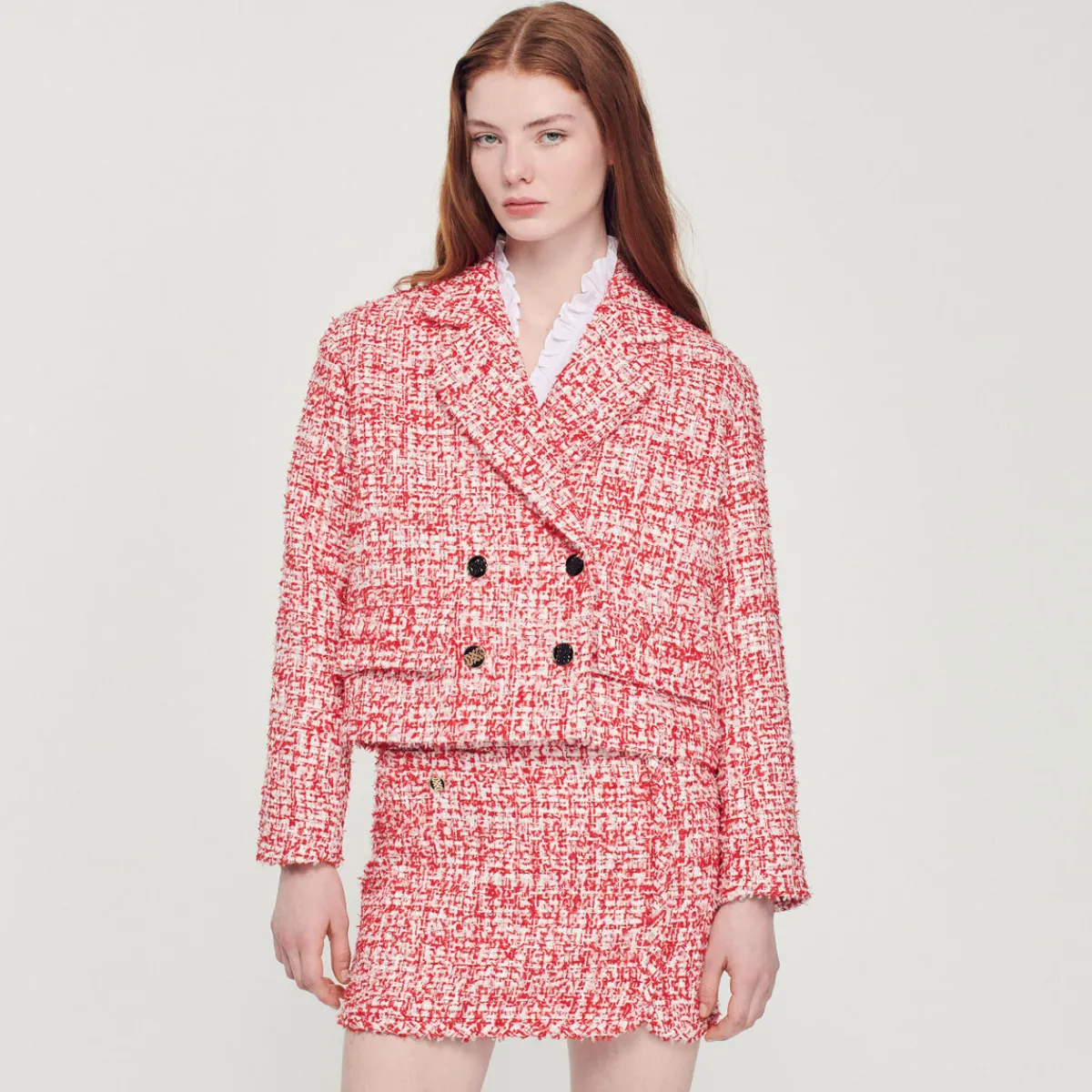 Best Cropped Tweed Jacket Women Matching Sets