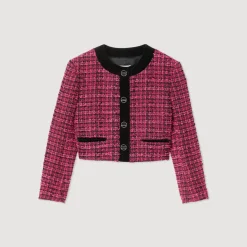 Best Sale Cropped Tweed Jacket Women Matching Sets