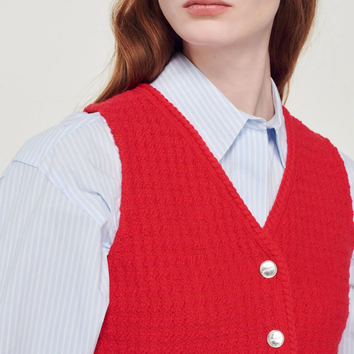 Clearance Cropped Tweed Sweater Women Matching Sets
