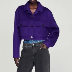 Best Cropped Wool Coat Women Coats