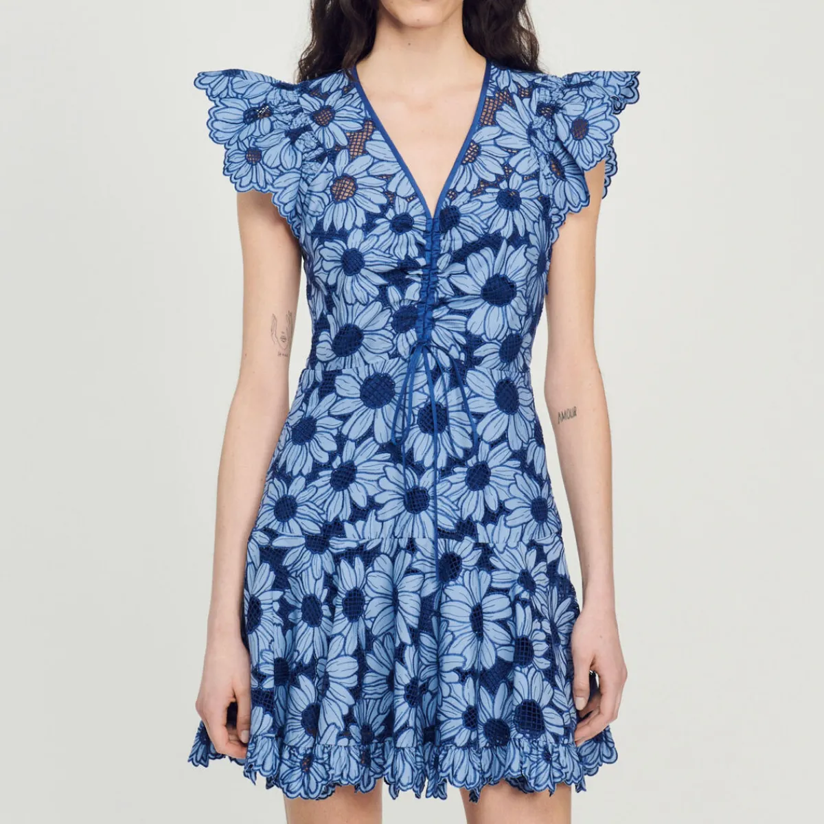 Best Sale Daisy Guipure Dress Women Dresses