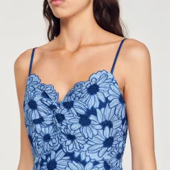 Cheap Daisy Guipure Midi Dress Women Dresses