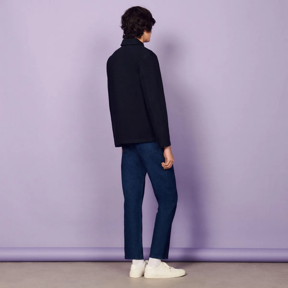 Discount Denim Overshirt Men Jackets