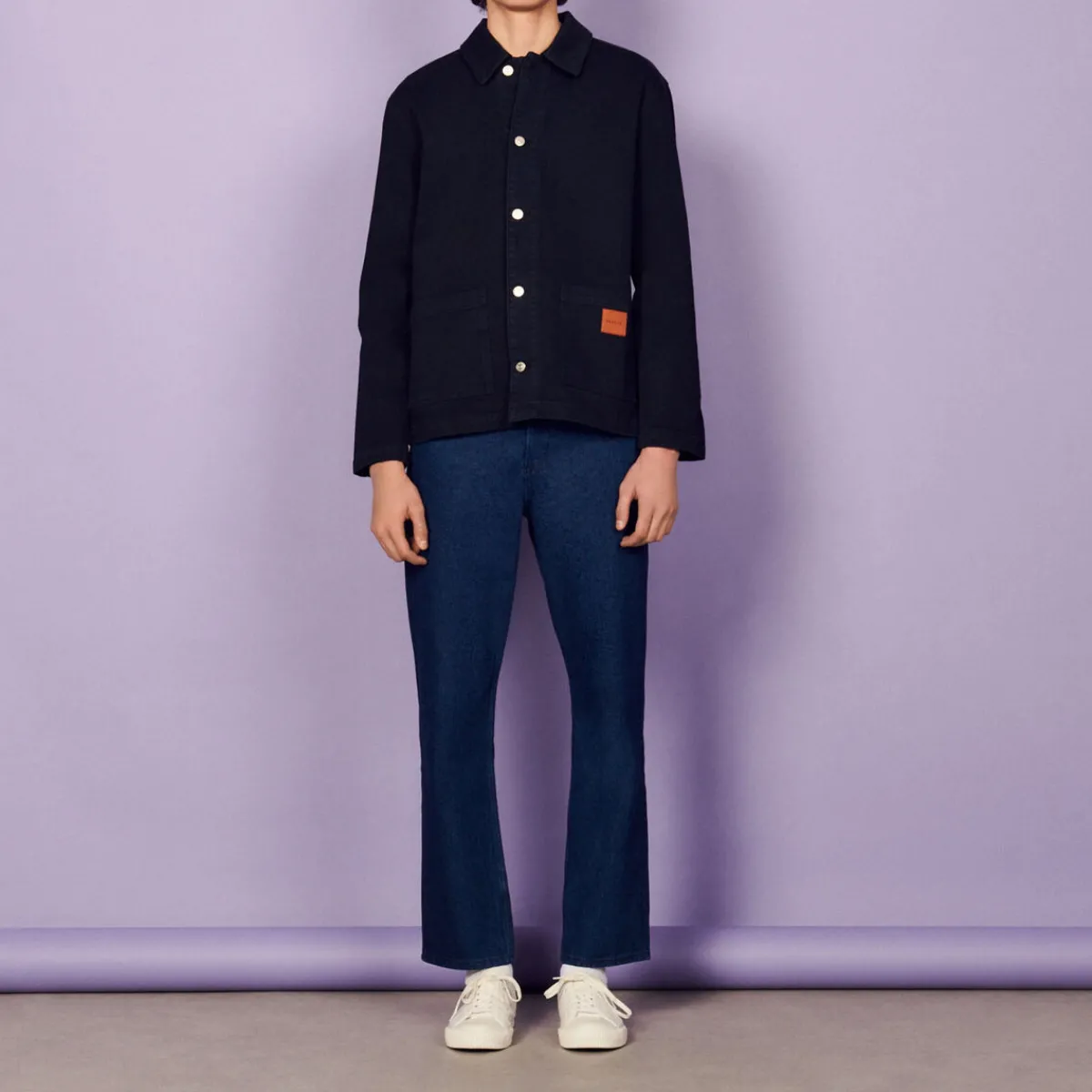 Discount Denim Overshirt Men Jackets