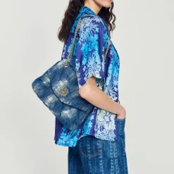Fashion Distressed Denim Mila Bag Women Pouches & Handbags