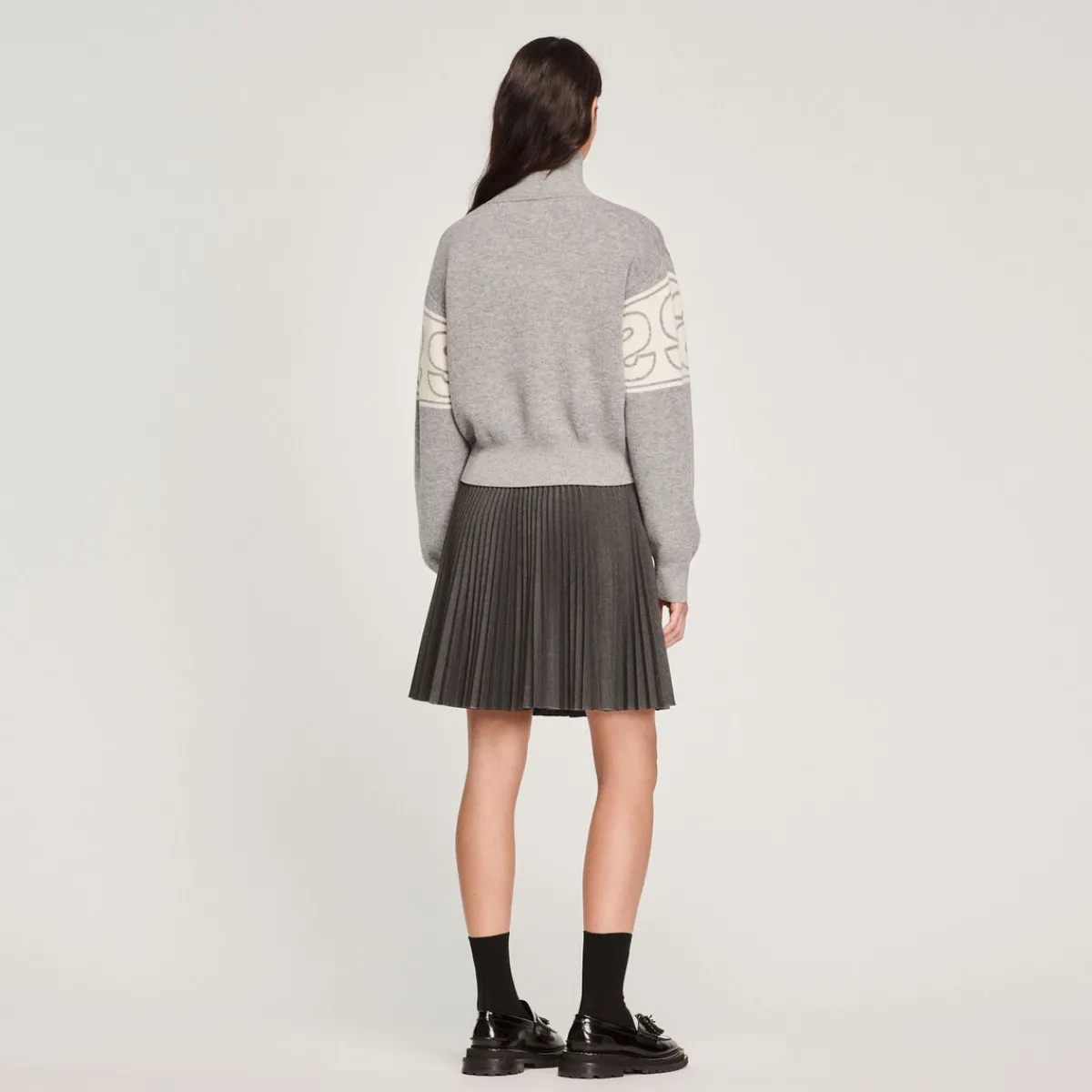 Fashion Double S Jacquard Sweater Women Sweaters & Cardigans