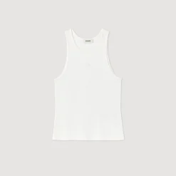 Outlet Double S Logo Tank Top Women T-Shirts