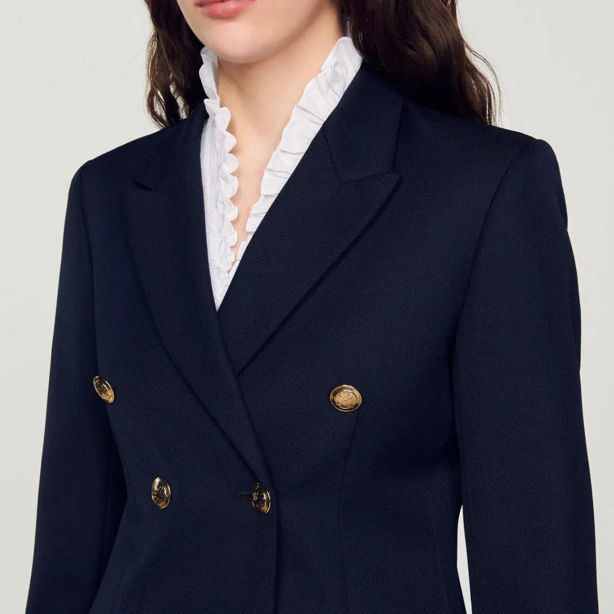 Clearance Double-Breasted Suit Jacket Women Matching Sets