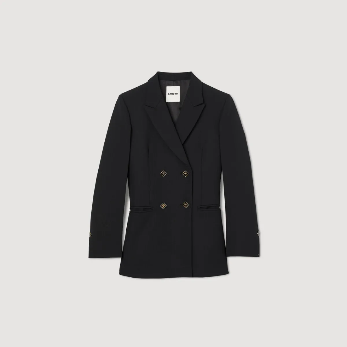Outlet Double-Breasted Suit Jacket Women Matching Sets