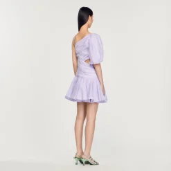 Cheap Draped Asymmetric Dress Women Dresses