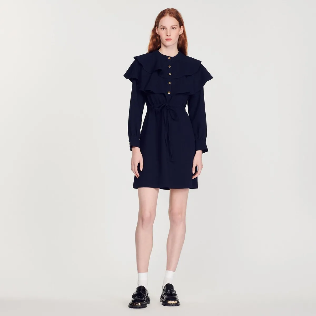 Store Dress With Oversize Ruffles Women Dresses