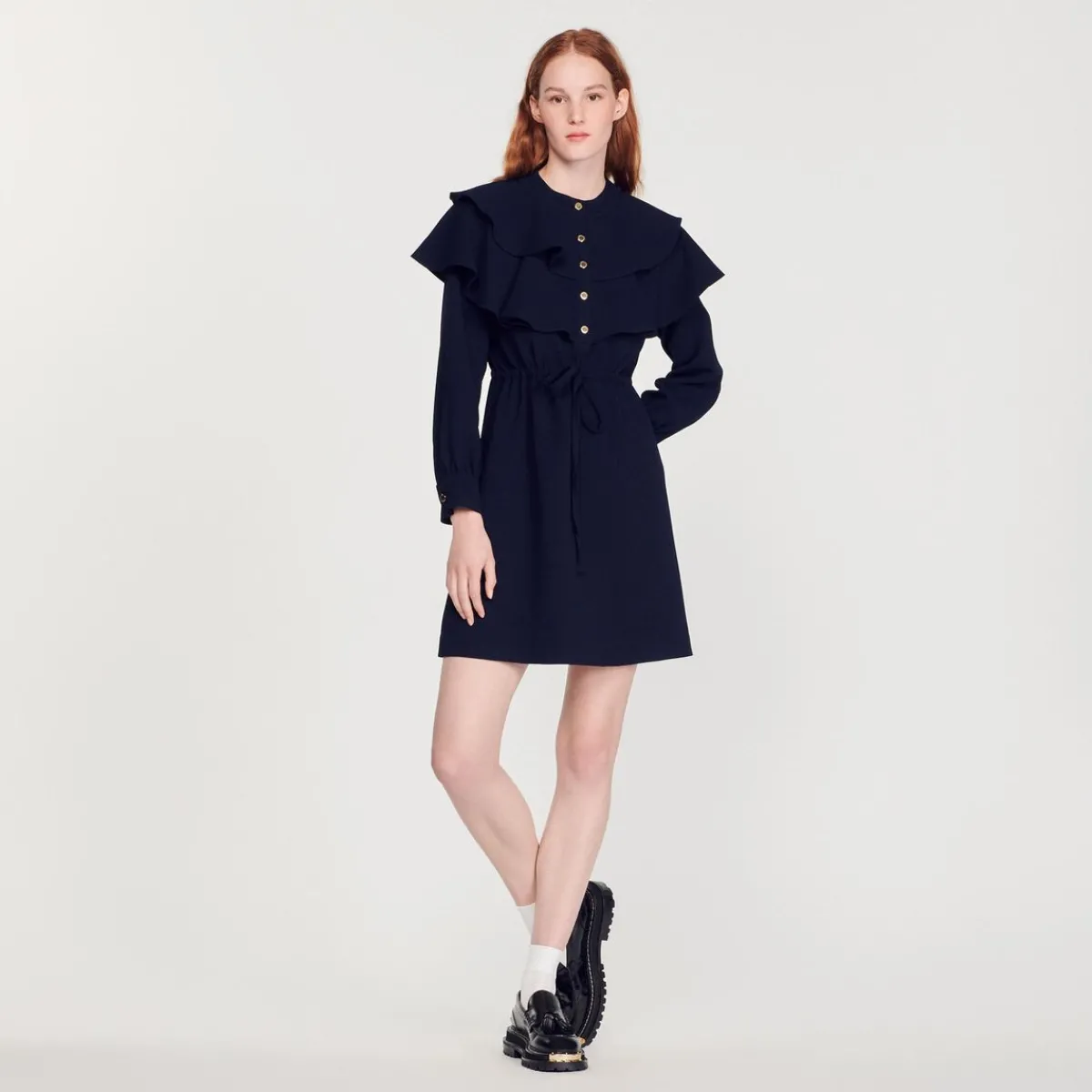 Store Dress With Oversize Ruffles Women Dresses