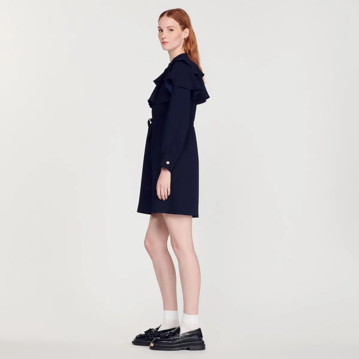 Store Dress With Oversize Ruffles Women Dresses