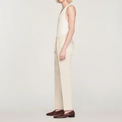 Store Elasticated Straight-Leg Pants Men Pants & Shorts