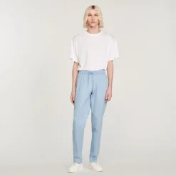Sale Elasticated Straight-Leg Pants Men Pants & Shorts