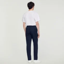 Fashion Elasticated Straight-Leg Pants Men Pants & Shorts