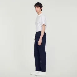 Fashion Elasticated Straight-Leg Pants Men Pants & Shorts