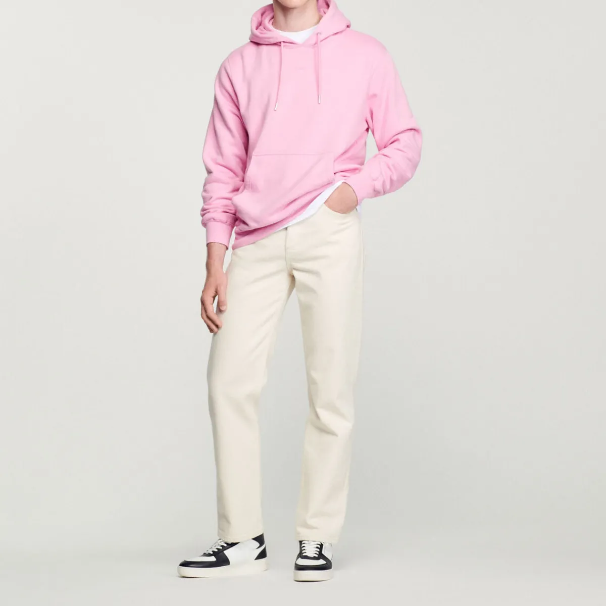 Shop Embroidered Hoodie Men Sweatshirts
