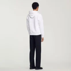 Shop Embroidered Hoodie Men Sweatshirts