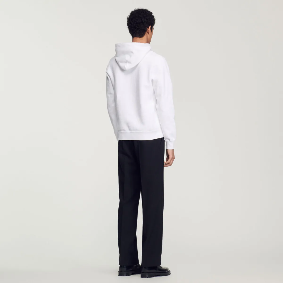 Shop Embroidered Hoodie Men Sweatshirts