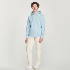 Best Embroidered Lily Of The Valley Hoodie Men Sweatshirts