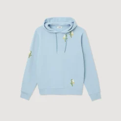 Best Embroidered Lily Of The Valley Hoodie Men Sweatshirts