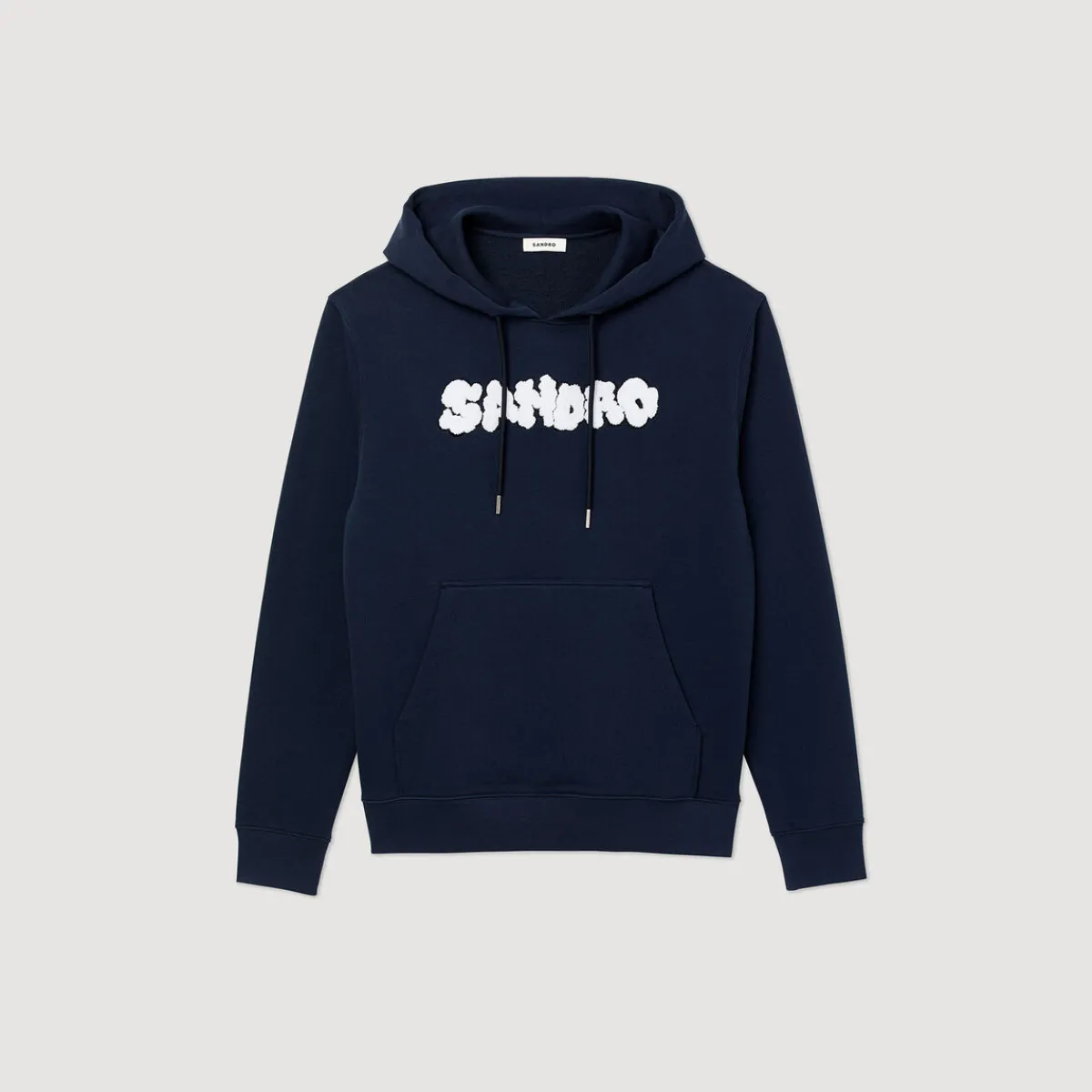 Clearance Embroidered Sandro Hoodie Men Sweatshirts