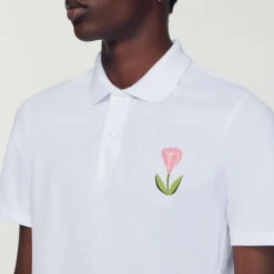 Sale Embroidered Tulip Polo Shirt Men T-Shirts & Polos