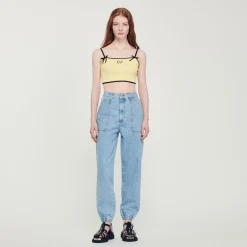 Store Faded Denim Jeans Women Jeans