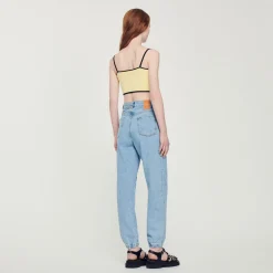 Store Faded Denim Jeans Women Jeans