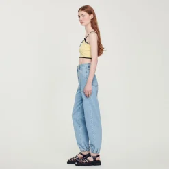 Store Faded Denim Jeans Women Jeans