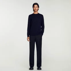 Store Fine Knit Wool Sweater Men Sweaters & Cardigans