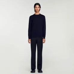 Store Fine Knit Wool Sweater Men Sweaters & Cardigans