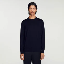 Store Fine Knit Wool Sweater Men Sweaters & Cardigans